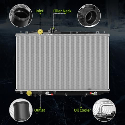 AUTOSAVER88 Radiator Compatible with 2007 2008 Acura TL Base/Type-S 3.2L 3.5L V6