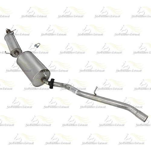 Northeastern Exhaust | Stainless Steel Muffler & Tail Pipe Exhaust System Kit Compatible for 2003-2011 Honda Element 2.4L | Free Clamp, Spring Bolt Kit and Gaskets Included