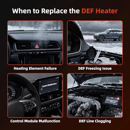 ATLBALA Diesel Exhaust Fluid Heater Compatible with 2012-2014 Volkswagen Passat 2.0L L4 Diesel Sedan Replacement DEF Heater