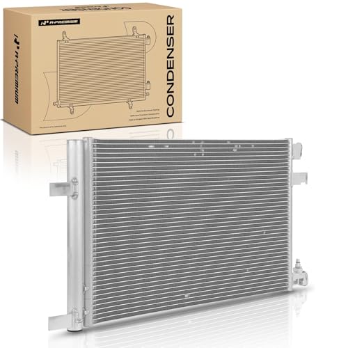 A-Premium Air Conditioning A/C Condenser Compatible with 2013-2015 Chevrolet Malibu, 2014-2020 Impala, 2010-2015 Cruze & Selected Cadillac, Buick Models, Replace# 13267649