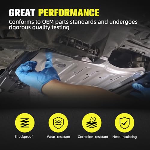 Aumtoni 74111T7WA00 Front Lower Engine Splash Guard Compatible with Honda HR-V 2016 2017 2018 2019 2020 2021 2022 1.8L,Under Car Splash Shield Lower Cover Board