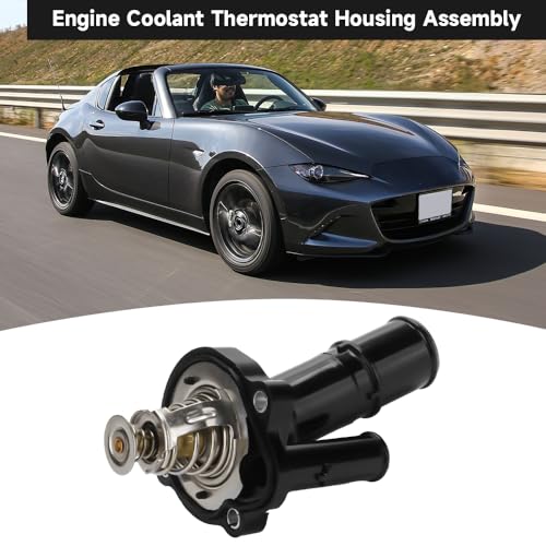 YOLLKY Coolant Thermostat Housing for Mazda 3 5 MX-5 Miata LF7015170