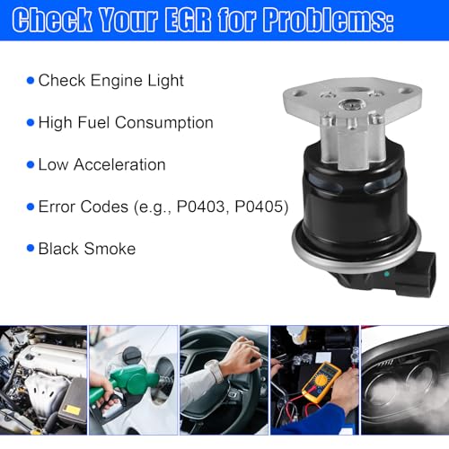 EGV981 EGR Valve Compatible with Honda Accord DX/EX/LX 2.4L L4 2003-2007, OE: 18011RAAA00