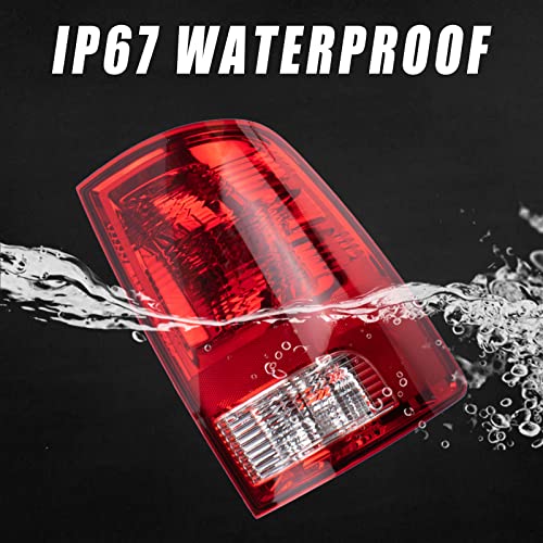 Boine Left Side Tail Light Compatible With 2009-2018 Dodge Ram 1500 2500 3500 - Bulb Included (Left Driver Side)
