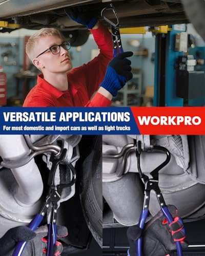 WORKPRO Exhaust Hanger Removal Tool, Heavy-Duty Exhaust Hanger Pliers