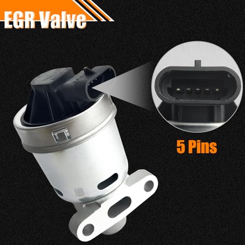 EGR Valve EGR1291 Replacement for Bu-ick Century Rendezvous, EGR Valve Exhaust Gas Recirculation Valves for Chevy Equinox Impala Lumina Malibu for Oldsmobile Pontiac Saturn Replace OE# EGRV438 EG10172