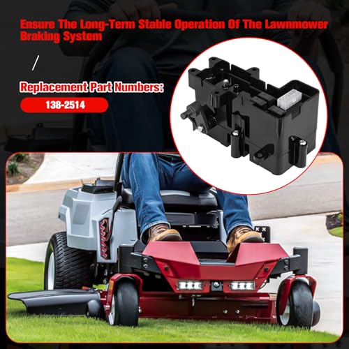 138-2514 Mower Brake Control Module Compatible with Toro Lawn Mower Tractor, Mower Brake Box Controller Assembly ASM for TimeCutter Exmark Quest E-Series and Exmark Quest S-Series, 3 Years Warranty