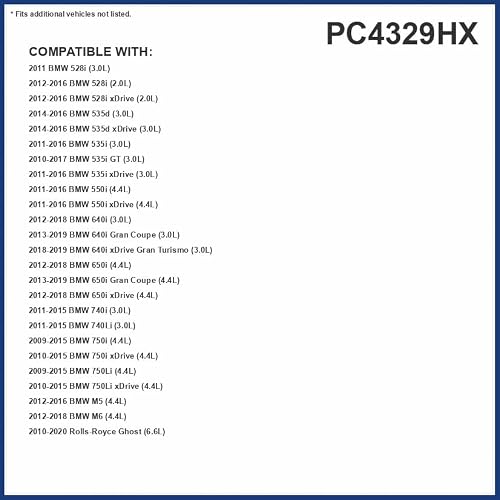 PureFlow HEPA Cabin Air Filter PC4329HX | Fits 2018-12 BMW 650i, 2016-13 M5, 2016-12 ActiveHybrid 5