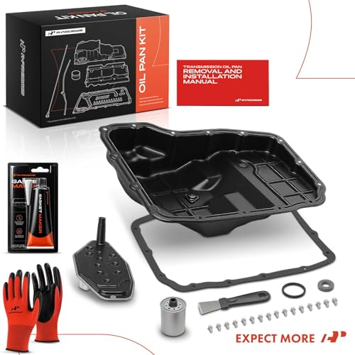A-Premium Transmission Oil Pan with Filter, Plug & Gasket, Compatible with Ram, Jeep & Dodge Models - 1500 2011-2018, 2500 3500 2011-2024, Grand Cherokee 2010-2013, Commander 2010, Dakota, Durango