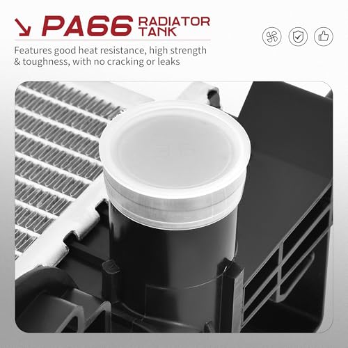 YITAMOTOR Radiator Compatible with 2016-2020 Jeep Grand Cherokee, Fit for 2016-2020 Dodge Durango 3.0L 3.6L V6