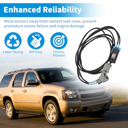 for GM Gen 3 LS V8 Engines LS1 LS6 LQ4 LQ9 LM7 LR4 Knock Sensor Relocation Kit