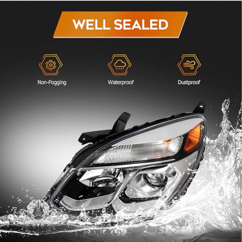 LBRST Headlights Fit for Chevrolet Equinox 2016-2017