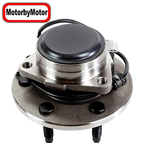 MotorbyMotor 515054 (2WD) Front Wheel Bearing Hub Assembly w/6 Lugs Fits for Chevrolet Avalanche Silverado Suburban 1500 Express 1500 2500, GMC Sierra 1500 Savana 1500 2500 Hub Bearing Assembly RWD
