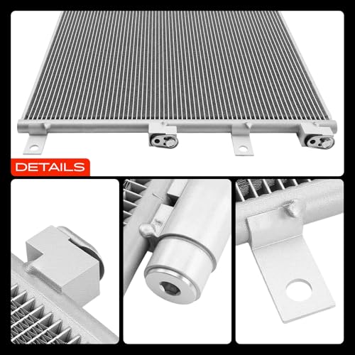 A-Premium Air Conditioning A/C Condenser Compatible with Ram 2500 3500 2013-2018 L6 6.7L, Replace# 52014736AA