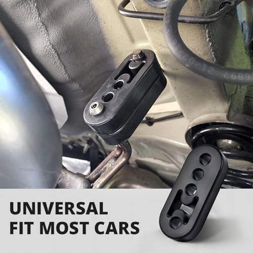 EVIL ENERGY Exhaust Hanger Rubber Adjustable Insulator Bushing Mount 4 Holes Universal 4PCS