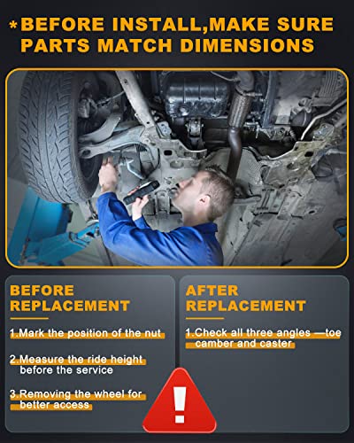 SOSOPART 15pc Set Front Suspension Kit Lower Upper Control Arm Inner Outer Tie Rod End Adjusting Sleeve Sway Bar Link Idler Arm Pitman Arm Replacement For Chevy C1500 C2500 Tahoe for GMC C1500 Yukon