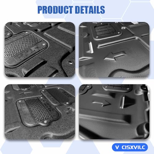 Mud Flaps Engine Guards for Ford Escape 2013 2014 2015 2016 2017 2018 2019 Front Engine Splash Shield Guards Suitable for Escape Under Engine Cover Directly Replace Original One Black