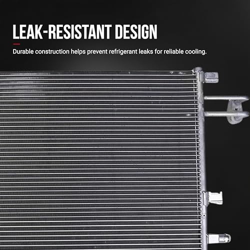 A/C Condenser - Compatible with Cadillac, Chevrolet, GMC - Escalade, Escalade ESV, Silverado 1500, Silverado 1500 LD, Suburban, Suburban 3500 HD - Air Conditioning Condenser - Replaces 23141869