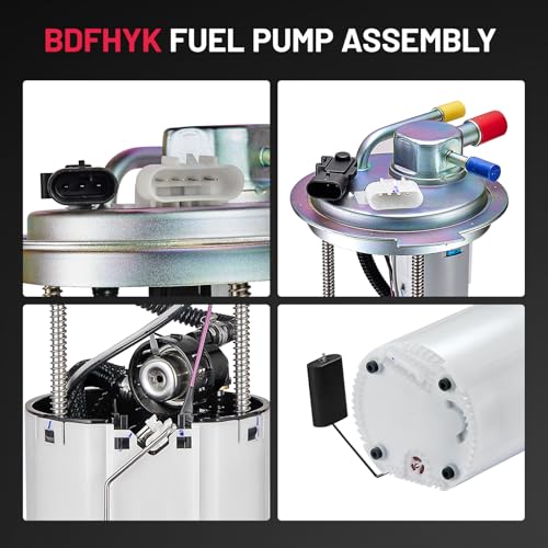 BDFHYK Electric Fuel Pump Assembly with Pressure Sensor E3609M Compatible with Chevrolet Silverado 1500 2500, Compatible with GMC Sierra 1500 2500 4.3L V6, 5.3L 6.0L 8.1L V8