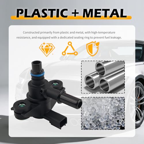 Car Vapor Canister Purge Valve Replacement OEM CX2626,2 Pin EVAP Purge Valve Solenoid Valves Compatible with Ford,Automotive Replacement Emission Canister Purges Valves with Gasket