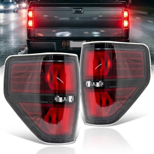 Tail Light Fit For 2009-2014 Ford F150 f-150 Smoked Driver&Pessenger Side
