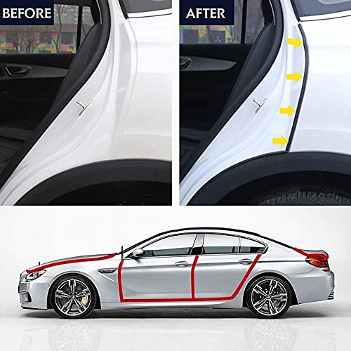GoldWheel 3/4"×3/4" D-Shape Weather Stripping 8FT Heavy Duty Bulb Seal Car Door Window Rubber Seal Strip Hollow Gasket Weatherstrip(Self-Adhesive) for Automotive Truck RV Door Window Soundproof