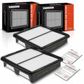 A-Premium 2-PC Engine Air Filter Compatible with Infiniti M35 2009-2010, M37 2011-2013, Q70 2014-2019, Q70L 2015-2019, 3.5L 3.7L, Replace# 16546EJ70A