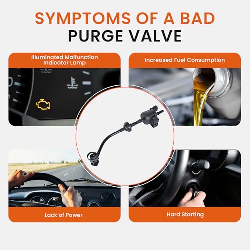 Vapor Canister Purge Valve Solenoid EVAP Purge Valve Solenoid Compatible with 2012-2021 Buick Encore Chevy Cruze Sonic Trax with 1.4L L4 Replaces 55573017 911-409