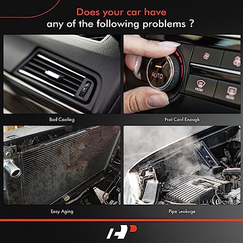 A-Premium Air Conditioning A/C Condenser Compatible with Toyota 4Runner & Lexus GX470 2003 2004 2005 2006 2007 2008 2009, 4.0L 4.7L, Replace# 8846135150