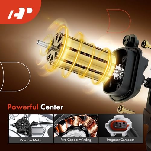 A-Premium Power Window Regulator with Motor Compatible with Hyundai Elantra 2009-2012 Front Left Fit for Hatchback only
