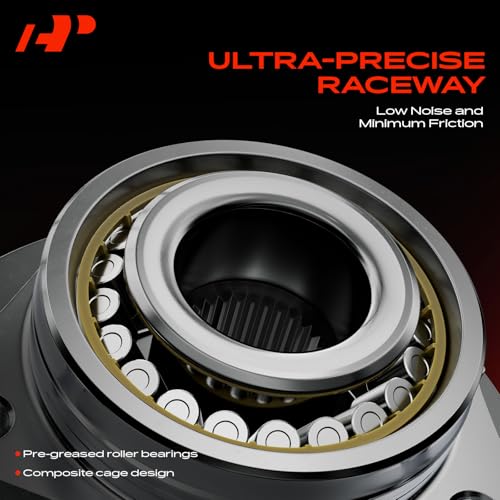 A-Premium 2 x Front Wheel Bearing and Hub Assembly with ABS & 5-Lug Compatible with Ram 1500 2011 & Dodge Ram 1500 2009-2010