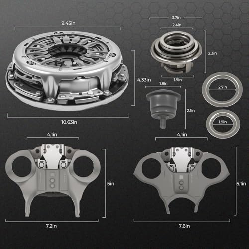 New Transmission Dual Clutch Release Fork Lever Kit Compatible with Ford Focus Fiesta B-MAX EcoSport 2011-2019 Dual Clutch Fork Checking Tool Replace 6DCT250 DPS6 PS250 602000800 CA6Z7515J CA6Z7515K