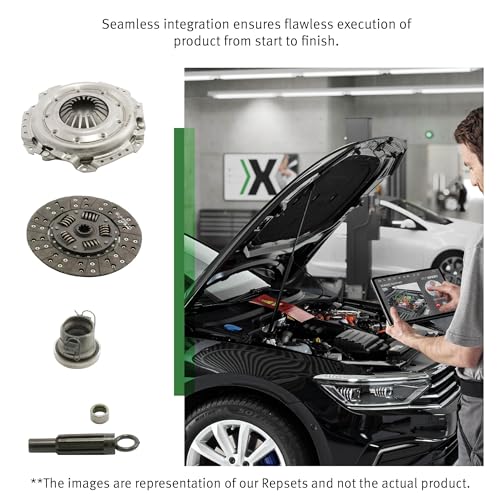 Schaeffler LuK RepSet 07-233 Clutch Kit, OEM Replacement Transmission Clutch Kit, Compatible with Ford EcoSport 13-17, Fiesta 11-19, Figo 16-18, Focus 11-18