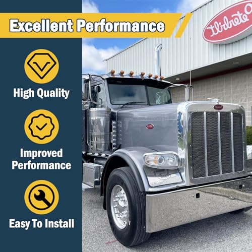 M136109K Exhaust Mount Bushing Kit Fit for Peterbilt 348 379 388 389 & Kenworth T600 T680 T800 W900, Replaces # M13-6001 M13-1009