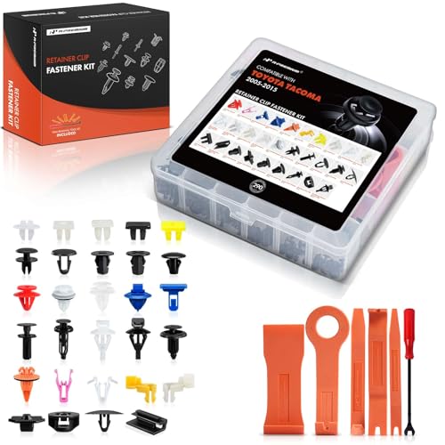 A-Premium 290PCS Retainer Clip Kit Compatible with 2005-2015 Toyota Tacoma