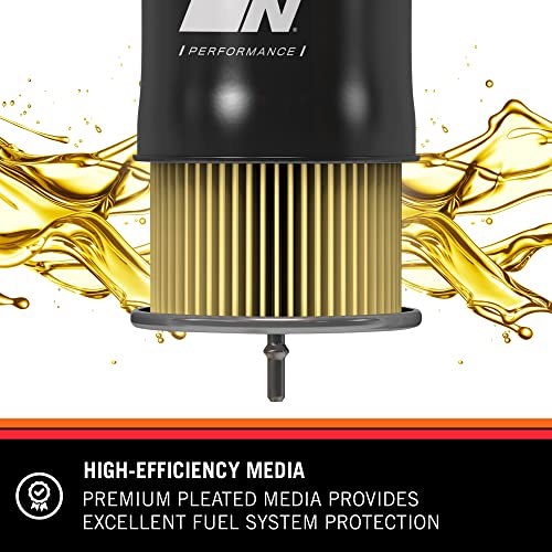 K&N Gasoline Fuel Filter: High Performance Fuel Filter, Premium Engine Protection, Compatible with 1982-2013 GM Truck/Passenger Car Fuel Injected Gasoline Engines, PF-1000