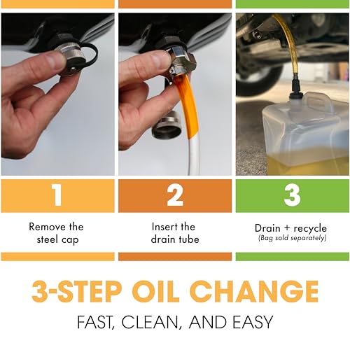 ValvoMax Oil Drain Valve – Quick Twist Oil Drain Plug for Mess-Free DIY Oil Changes – No Tools Required – M12-1.25 Thread Size – Veteran-Owned American Brand