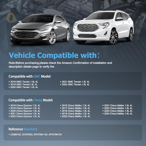 OTO-K Mass Air Flow Sensor MAF Compatible with Chevy Equinox Malibu GMC Terrain 2016 2017 2018 2019 2020 2021 2022 1.5L 4L,Replaces # 23366103