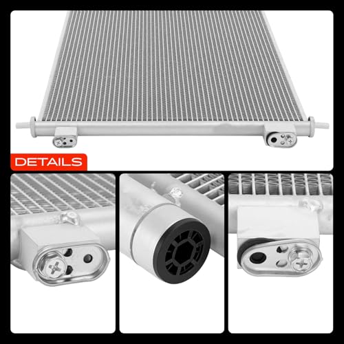 A-Premium Air Conditioning A/C Condenser - Fits for 3599 - Compatible with 2007-2011 Honda CR-V L4 2.4L, Sport Utility