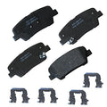Bendix Premium SBC1439 Ceramic Rear Brake Pads for Select Models Genesis G70, G80, Hyundai Coupe, Santa Fe, Fe XL, Kia Sorento, Stinger
