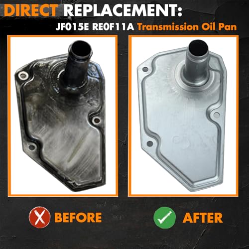 MEMOEO RE0F11A CVT Transmission Filter Oil Pan Gasket Kit Compatible With Nissan 2013-2019 Sentra 1.8L,2012-2019 Versa 1.6L,2014-2019 Versa Note 1.6L 33010-JF015 31726-28X0A 31726-3JX0A 19318012