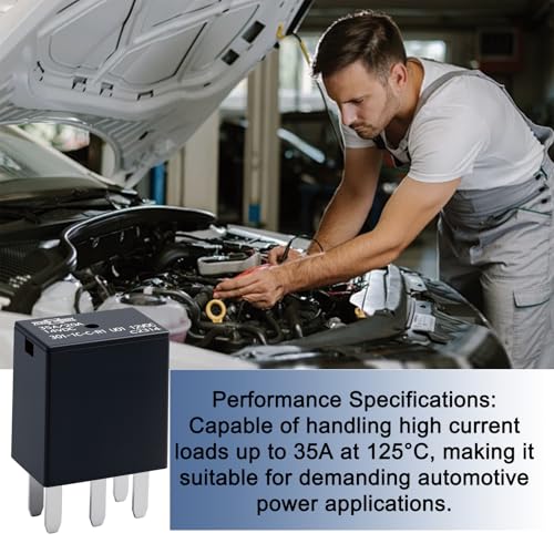 nqnqvl 8 Pack Automotive Relay 301-1C-C-R1-U01 12VDC 5-PIN Compatible with Automotive in Power.