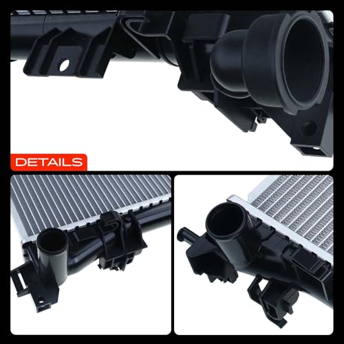 A-Premium Engine Coolant Radiator Assembly Compatible with Dodge Grand Caravan 2008-2020 & Chrysler Town & Country 2008-2016 & Ram C/V 2012-2015 & VW Routan 2009-2014