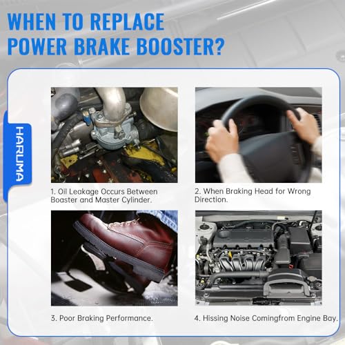 HARUMA 54-74232 Vacuum Power Brake Booster Compatible with Ford Edge 2007-2010, Lincoln MKX 2007-2010, Mazda CX-9 2007-2015, Replace OE# TD1143800Z, TDY14380ZA, 7T4Z2005A, 8T4Z2005A, AT4Z2005A