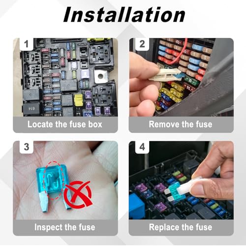 MTABCTY 306 PCS Car Fuses Assortment Kit, Micro + Mini + Standard Blade Fuses Automotive Kit (2A 5A 7.5A 10A 15A 20A 25A 30A 35A) + Puller Replacement for Car Truck Boat RV Motorcycle Camper