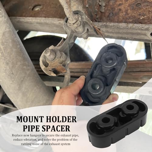 2PCS Rubber Exhaust Hangers,Muffler Hanger Compatible with GMC,Cadillac,Chevrolet Replacement OEM#25956663,15740212,Exhaust Hanger Rubber for Vibration & Noise Reduction