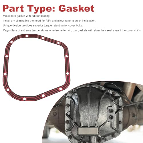 Differential Cover Gasket for Ford F150 1997-2024 9.75" Rear Axles
