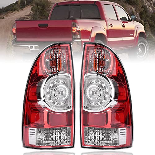 Nakuuly Tail Lights Compatible With 2005-2015 Tacoma Left and Right Side