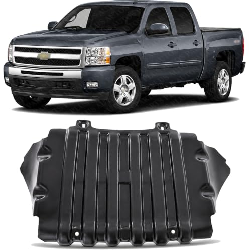 AUTOS PARTS PLUS Front Engine Splash Shield Direct Replacement Compatible with 2007-2013 Chevrolet Silverado 1500 GM1228139 22781371
