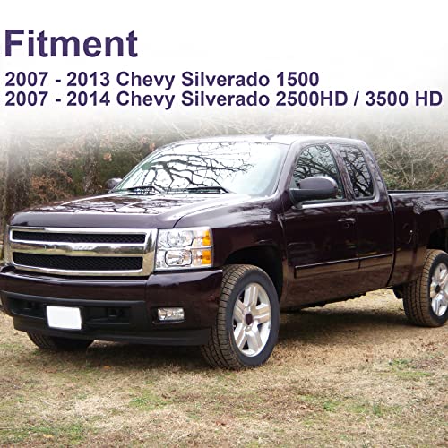 Bincmay Headlight Assembly Fit For 2007-2013 Chevy Silverado